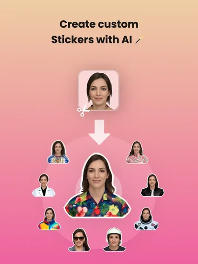 30 Stickers - приложение для создания пользовательских наборов наклеек из ваших фотографий.