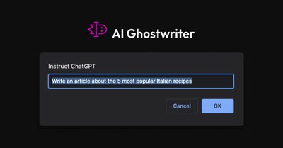 AI Ghostwriter - плагин wordpress chatgpt