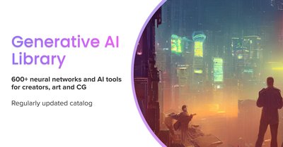 AI Library - каталог из 600+ нейросетей и инструментов для искусства и компьютерной графики
