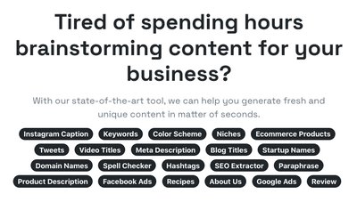 AI Suggests - платформа для создания уникальных идей контента