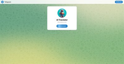 Приложение искусственного интеллекта AI Translator