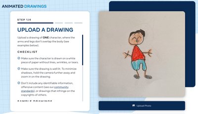 Animated Drawings - инструмент для оживления детских рисунков