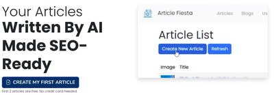 Article Fiesta - инструмент для создания seo-оптимизированных статей