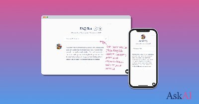 AskAI - инструмент для создания пользовательских чат-ботов вопросов и ответов.
