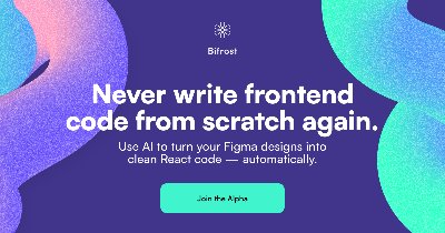 Bifrost - инструмент для преобразования проектов figma в код react.
