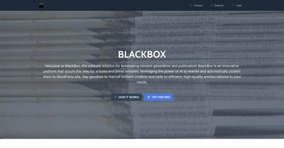 Приложение искусственного интеллекта Blackbox Direct