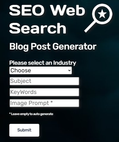 Blog Post Generator - генерирует seo-оптимизированные сообщения в блоге