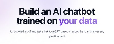 Chatbase - загрузите свои собственные документы, а затем пообщайтесь с ними