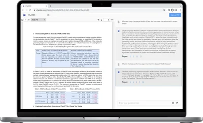 ChatDOC - инструмент для суммирования файлов pdf