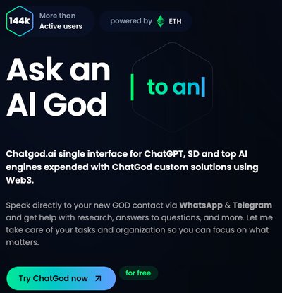 ChatGod - бот whatsapp и telegram для помощника ии для проведения исследований и задач