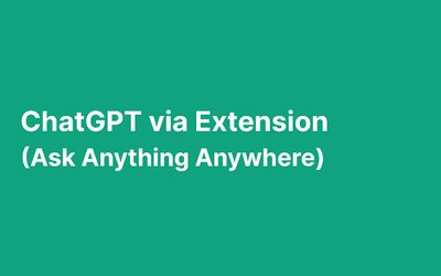 ChatGPT for Chrome - расширение chrome для chatgpt
