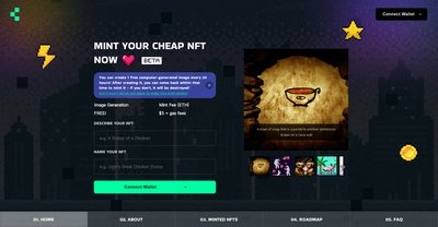 Приложение искусственного интеллекта CheapNFT.Art