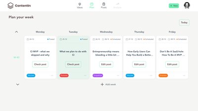ContentIn - инструмент для создания и планирования контента на основе искусственного интеллекта для linkedin.