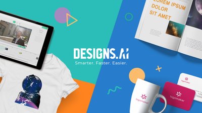 Designs.ai - создавайте логотипы, видеоролики, баннеры, макеты с помощью ии. через 2 минуты