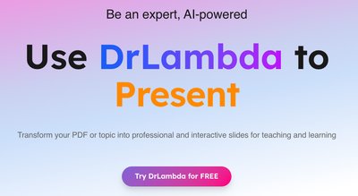 Dr. Lambda - инструмент для преобразования pdf-файлов, веб-страниц и контента youtube в удобные для пользователя форматы.