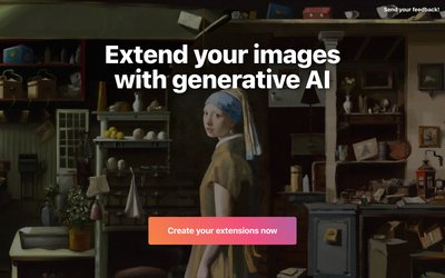 ExtendImageAI - инструмент для создания новых изображений и расширения существующих изображений с использованием алгоритмов изображения.