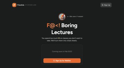 FGenEds - инструмент для обобщения лекций и учебных материалов