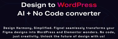 Fignel - инструмент для преобразования дизайнов figma в веб-сайты wordpress и страницы elementor.