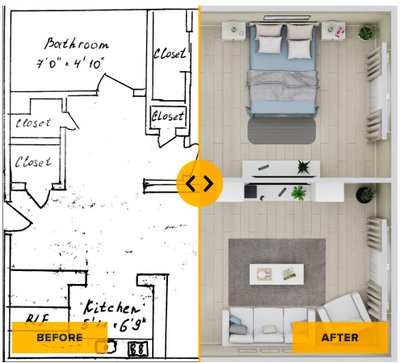 Get Floor Plan - сервис для 2d, 3d планов этажей и виртуальных туров 360°.