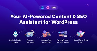 GetGenie - плагин wordpress для копирайтинга с использованием ии и seo
