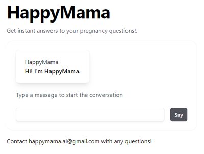 Happy Mama - инструмент поддержки беременных, который дает быстрые ответы на вопросы