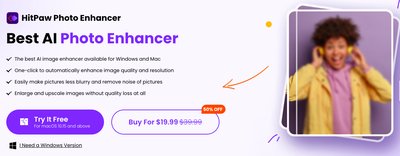 HitPaw Photo Enhancer - программное обеспечение для улучшения качества изображения и разрешения