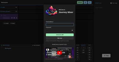 Приложение искусственного интеллекта Journey Mixer