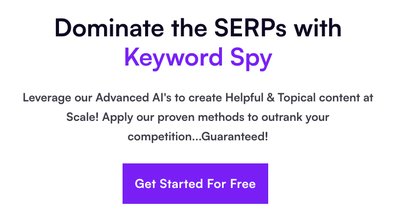 KeywordSpy - инструмент для seo-оптимизации релевантности контента