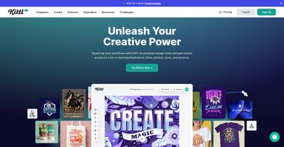 Kittl - инструмент для создания визуальных эффектов, изображений и клипартов