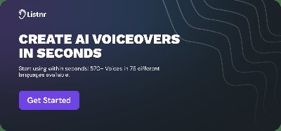 Listnr - генератор высококачественного преобразования текста в речь