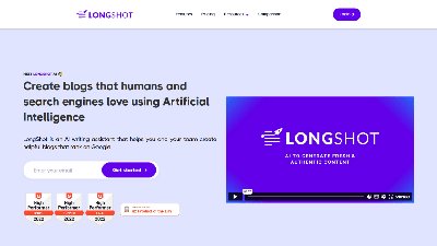 LongShot AI - помощник по письму для блоггеров с искусственным интеллектом