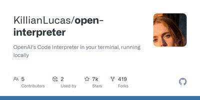 Open Interpreter - утилита для локального запуска интерпретатора кода openai на вашем терминале.