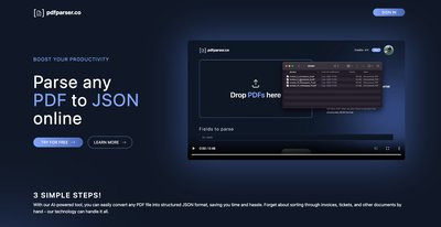 PDF Parser - инструмент для анализа, визуализации и передачи данных для понимания
