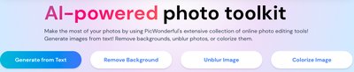 PicWonderful - онлайн-инструментарий для редактирования фотографий.