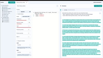 Prompt Studio - инструмент для быстрого проектирования с вариантами, сравнениями и управлением