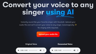 Revocalize AI - инструмент для преобразования аудио в вокальные дорожки и изменения голоса
