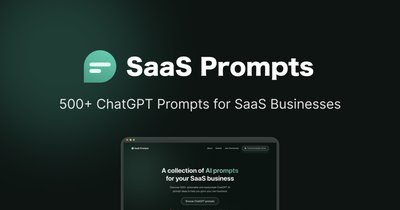 SaaS Prompts - более 500 действенных идей искусственного интеллекта для основателей saas