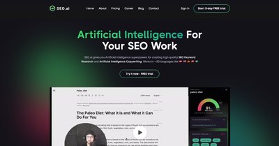 SEO.ai - платформа seo-контента на базе искусственного интеллекта