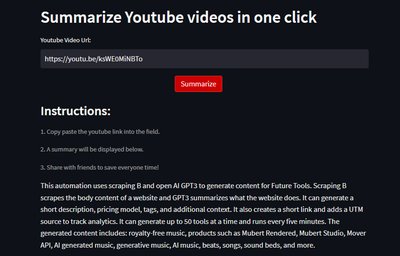 SkipVid - обобщайте видео на youtube в один клик