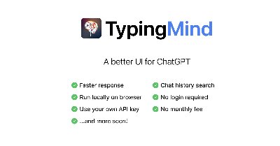 TypingMind - чат-бот chatgpt с лучшим временем отклика и пользовательским интерфейсом