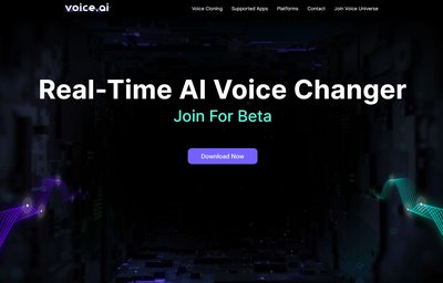 Voice.ai - измените свой голос на известных знаменитостей в режиме реального времени