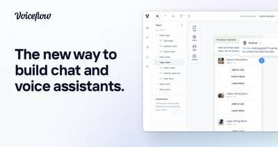 Voiceflow - создавайте интерактивные чат-боты с дизайном перетаскивания